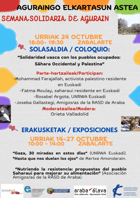 Imagen semana solidaria Agurain 2024