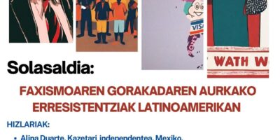 CONVERSATORIO: RESISTENCIAS FRENTE AL AVANCE DEL FASCISMO EN AMÉRICA LATINA.