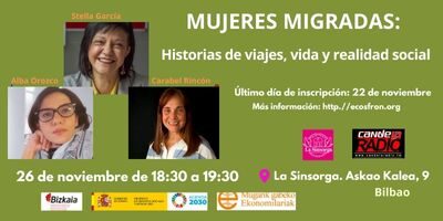 Jornada de mujeres migradas: sus historias de viaje, vida y realidad social