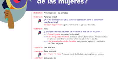 Jornadas sobre el trabajo en género a lo interno de las organizaciones: «¿Se escucha la voz de las mujeres?»