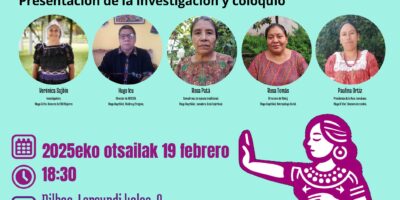 Indarkeria obstetrikoa eta Guatemalako emakume indigenak. Ikerketaren aurkezpena eta solasaldia